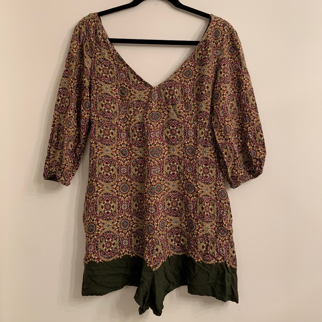 Patterned Romper